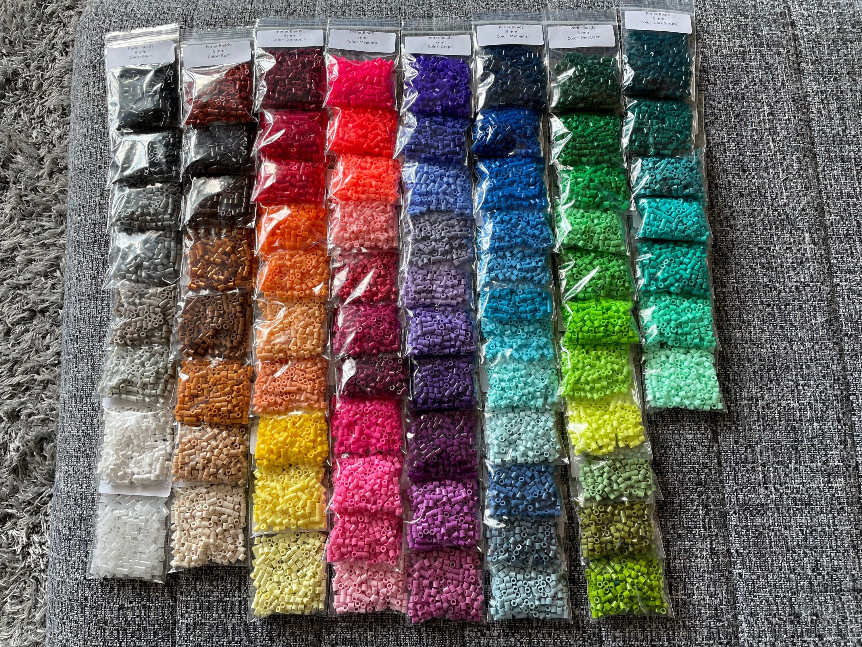 Perler Beads Bulk Bag, 5mm, Sold Per pkg of Approx 900, Available