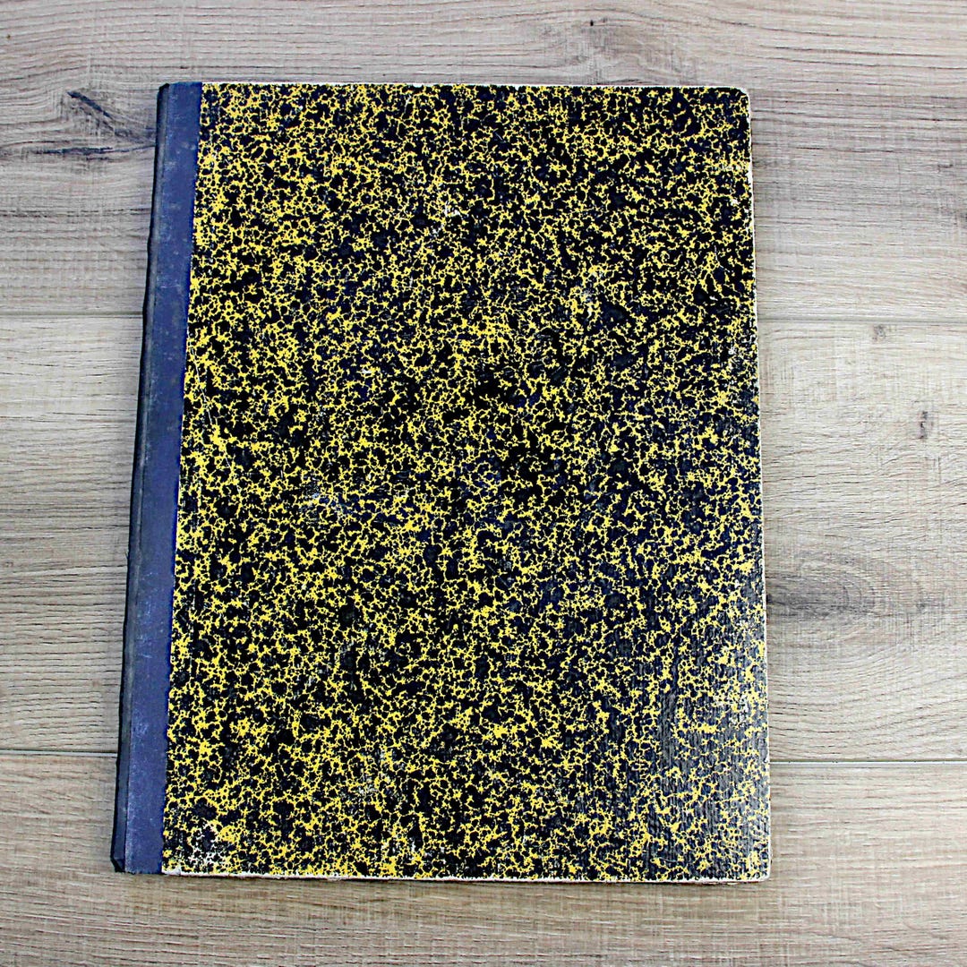 French Register 1930s Large Vintage Blank French Register, Shipping Agent Ledger ...
