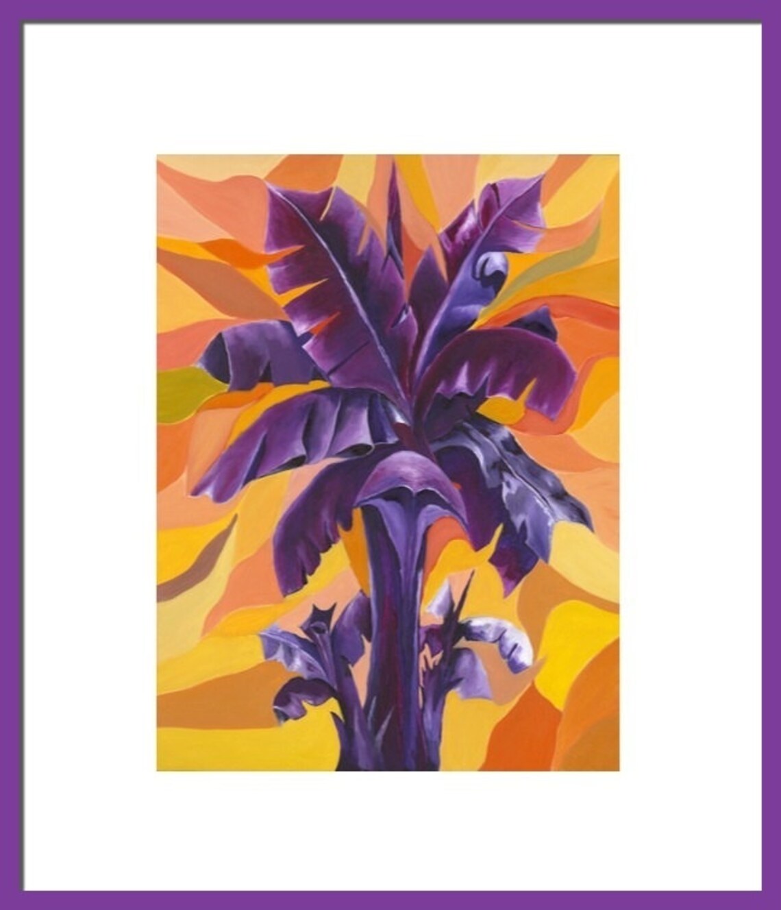 Bananas IV, Contemporary, Fine Art Print, Plant Life 11 1/2 X 15 1/2