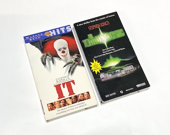 Stephen King VHS Set: It & The Tommyknockers (Pre-owned Lot)
