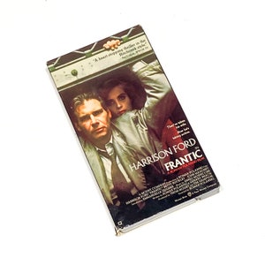Frantic - VHS Classic Movie - Pre-owned Video Cassette Tape - Very Good Condition - Harrison Ford Roman Polanski