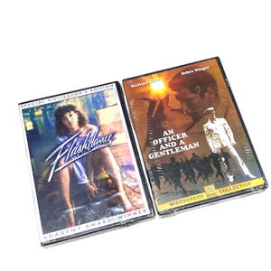 Flashdance & Officer and Gentleman - New DVD Lot of 2 Sealed Movies - Cult Classic Films - Excellent Condition