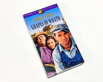 Grapes of Wrath - VHS Movie - VCR Tape - Video Cassette Tape - Cult Classic Film - Pre-owned - Very Good Condition