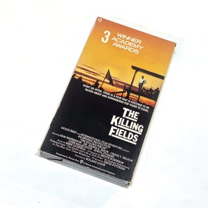 The Killing Fields VHS - Vintage VHS Tape - Rare Collectible, Nostalgic Retro Film - Cult Classic Movie - Pre-owned - Good Condition