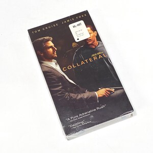 Collateral - Tom Cruise - Vintage VHS - NEW Sealed - Movie Rare Retro Film Collectible - Classic Nostalgia - VHS Tape Gift