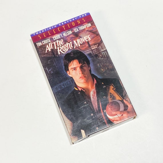All the Right Moves - Tom Cruise - VCR Tape - VHS Movie