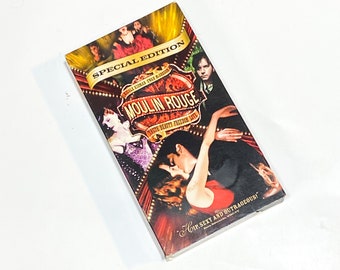 Moulin Rouge - VHS Movie - VCR Tape - Video Cassette Tape - Cult Classic Film - Pre-owned - Very Good Condition