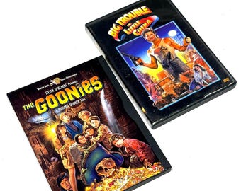 The Goonies & Big Trouble in Little China - DVD Lot of 2 - 80s Adventure Action Comedy - Cult Classics