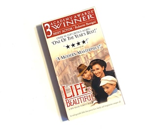 Life is Beautiful VHS - Foreign Movie - Inspirational Award-Winning Italian Film - Pre Owned - Very Good Condition