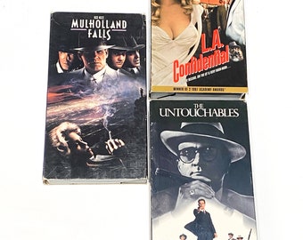 The Untouchables LA Confidential Mulholland Falls - VHS