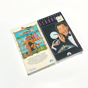 Scrooged New Sealed and Meatballs - Used - VHS Movie - VCR Tape - Video Cassette Tape - Cult Classic Film - Pre-owned - Very Good Condition