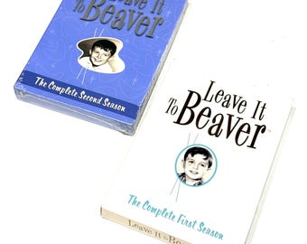 Leave It To Beaver Season 1 & Season 2 - Complete Seasons - DVD Set Lot of 2 - Vintage Classic TV Sitcom (1 Sealed)