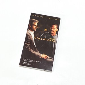 Collateral - VHS - Tom Cruise Movie - VCR Tape - Video Cassette Tape - Cult Classic Film - Pre-owned - Very Good Condition