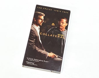 Collateral - VHS - Tom Cruise Movie - VCR Tape - Video Cassette Tape - Cult Classic Film - Pre-owned - Very Good Condition