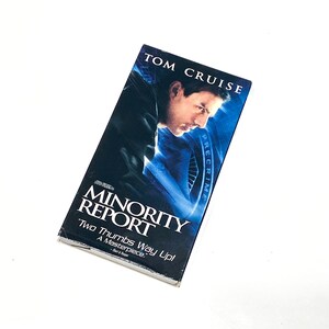 Minority Report - VHS - Tom Cruise Movie - VCR Tape - Video Cassette Tape - Cult Classic Film - Pre-owned - Very Good Condition