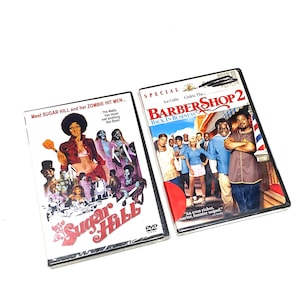 Sugar Hill & Barbershop 2 - New DVD Lot of 2 Sealed Movies - Cult Classic Films - Excellent Condition