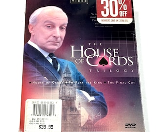 House of Cards Trilogy - British Political Drama - DVD Set - New Sealed - Classic BBC Series - Vintage TV