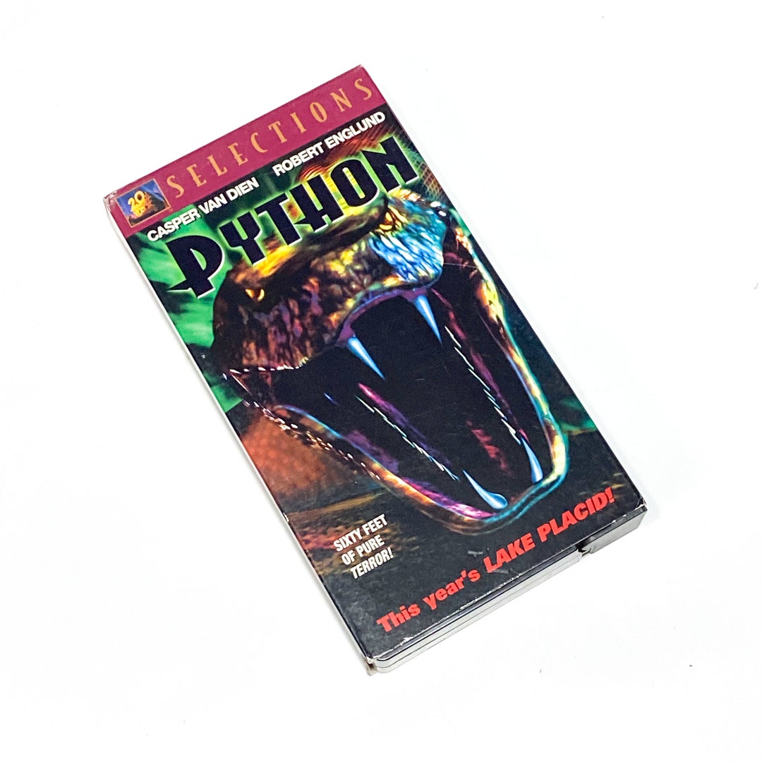 Python Snake Movie VHS Movie VCR Tape Video Cassette Tape Cult Classic