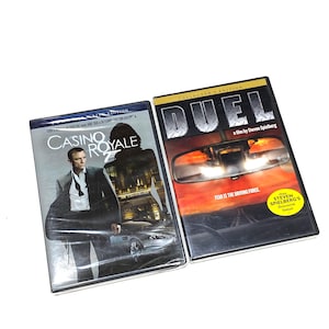 Duel Steven Spielberg & Casino Royal James Bond - New DVD Lot of 2 Sealed Movies - Cult Classic Films - Excellent Condition
