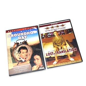 Bill Murray Lost in Translation & Groundhog Day - New DVD Lot of 2 Sealed Movies - Cult Classic Films - Excellent Condition