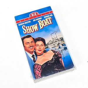 Show Boat - Ava Gardner - Vintage VHS - NEW Sealed - Movie Rare Retro Film Collectible - Classic Nostalgia - VHS Tape Gift