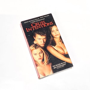 Cruel Intentions - VHS Movie - VCR Tape - Video Cassette Tape - Cult Classic Film - Pre-owned - Very Good Condition