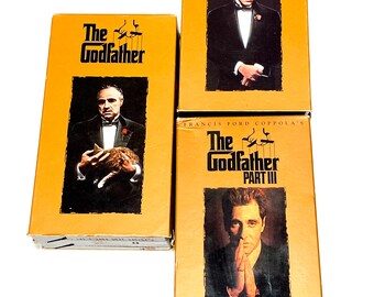 The Godfather Trilogy: Cult Classic VHS Movies (Pre-owned)