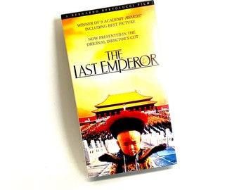 The Last Emperor VHS Bernardo Bertolucci Movie - Video Cassette - 80s Film Emperor of China - Pre-owned Video Cassette - Very Good Condition