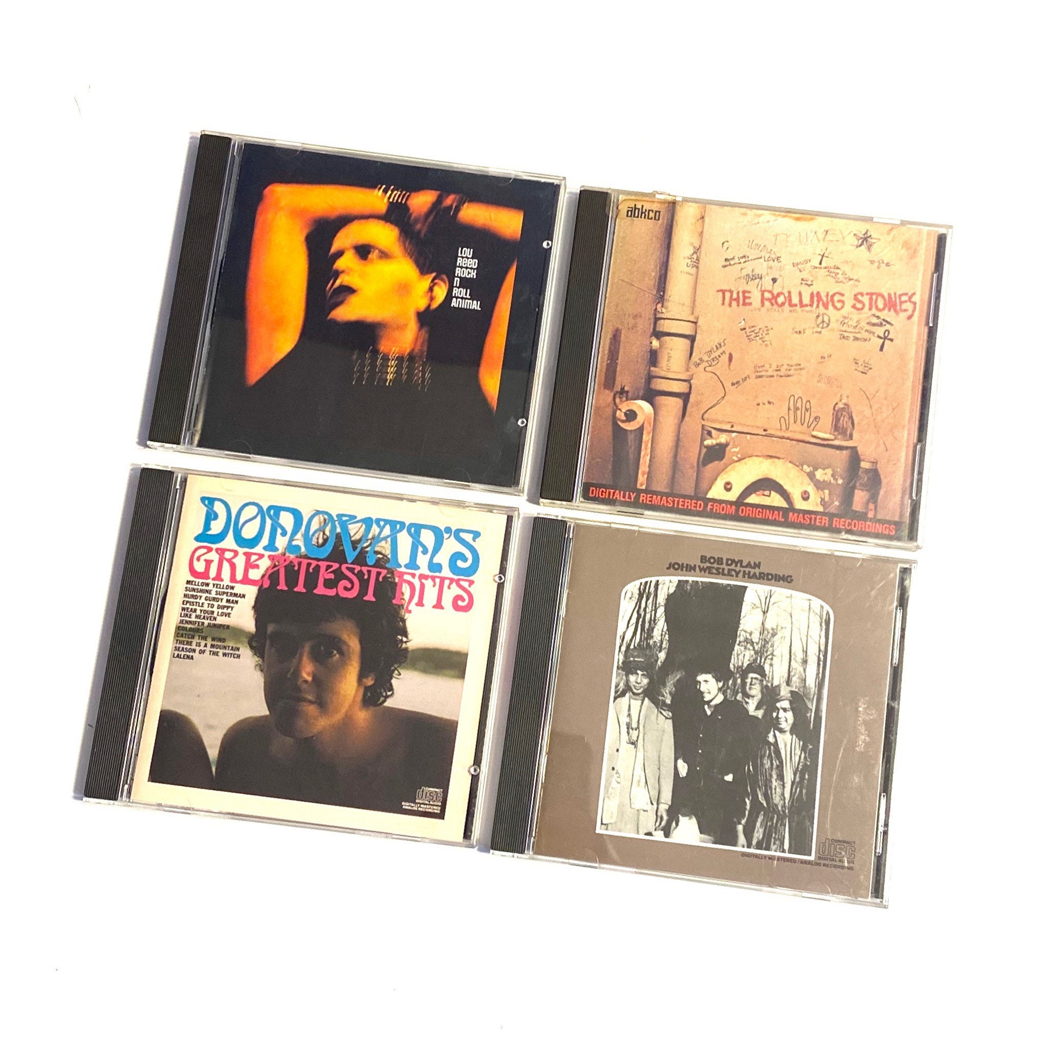 Rock CD Collection: Lou Reed, Bob Dylan, Rolling Stones, Donovan 