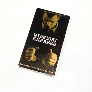 Midnight Express - VHS Movie - VCR Tape - Cult Classic Film - Video Cassette Tape - Pre-owned - Very Good Condition