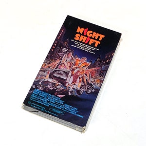 Night Shift - Vintage VHS Tape - Rare Collectible, Nostalgic Retro Film - Cult Classic Movie - Pre-owned - Good Condition
