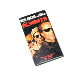 Bandits - Bruce Willis VHS Classic Movie - Pre-owned Video Cassette Tape - Very Good Condition
