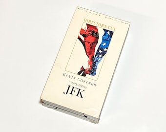 JFK - VHS Movie - Oliver Stone Film - Video Cassette Tape - Classic Film - Pre-owned - Very Good Condition