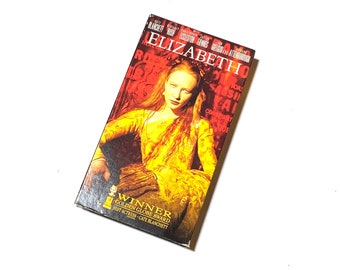Kate Blanchett - Elizabeth - VHS Movie - Film Video Cassette - Pre-owned Video Cassette - Very Good Condition