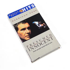 Presumed Innocent - Harrison Ford - VHS Movie - VCR Tape - Vintage Movie - Classic Film - PreOwned Good