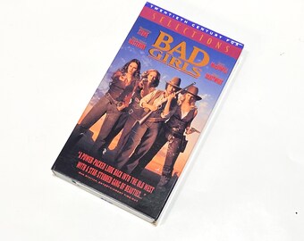 Bad Girls VHS - Bold Feminist Western Drama - Pre-owned - Very Good Condition