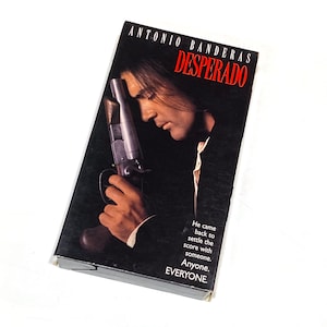 Desperado - Antonio Banderas - Vintage VHS Tape - Rare Collectible, Nostalgic Retro Film - Cult Classic Movie - Pre-owned - Good Condition