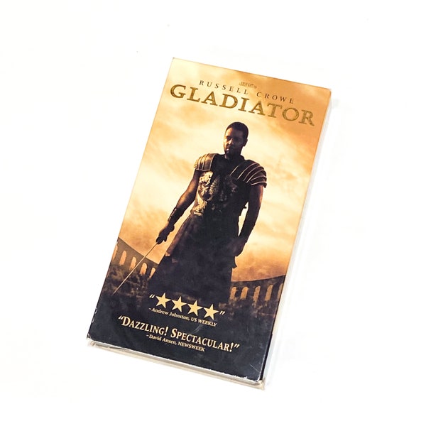 Gladiator VHS - Epic Historical Drama - Pre-owned Video Cassette - Very Good Condition