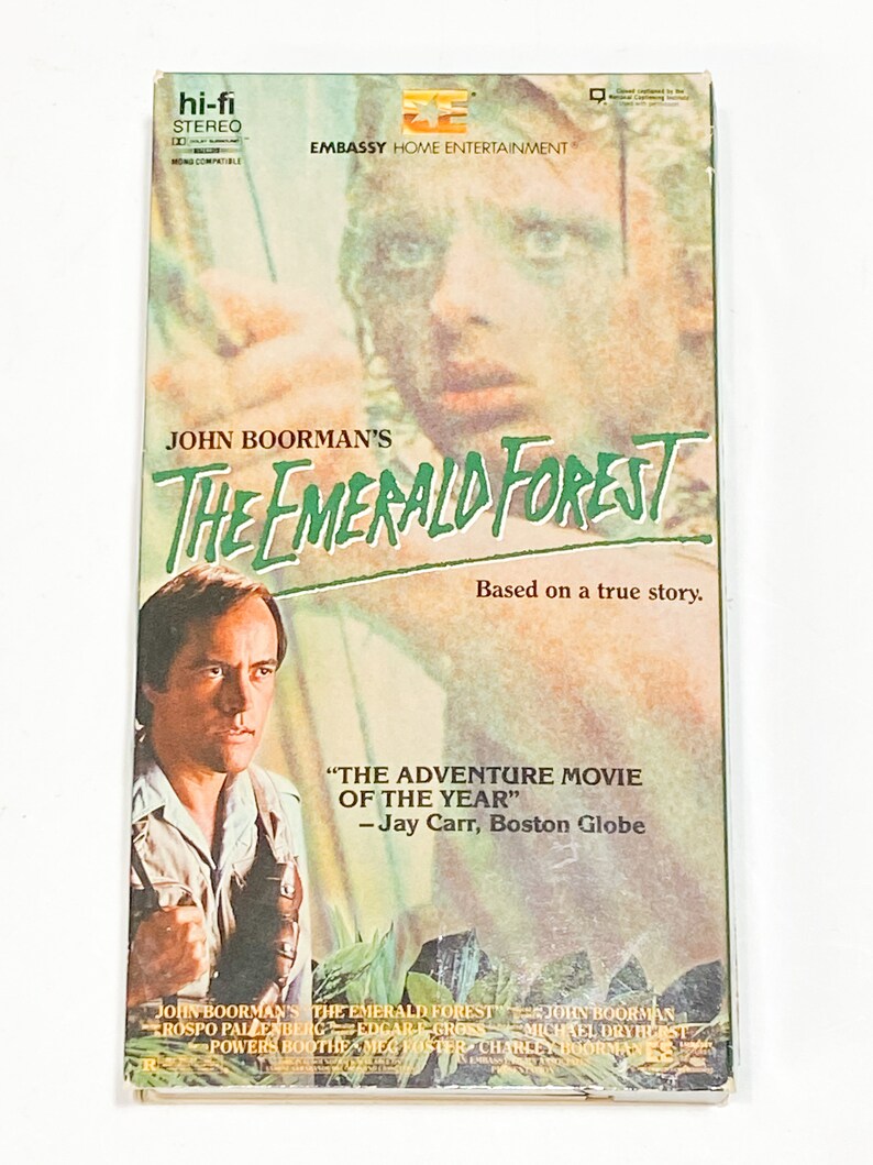 The Emerald Forest VHS Movie VCR Tape Video Cassette - Etsy