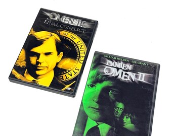 Damien: Omen II & Omen III The Final Conflict - Horror DVD Lot of 2 - Classic Occult Thriller