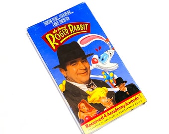 Who Framed Roger Rabbit? - VHS Movie - VCR Tape - Video Cassette Tape - Cult Classic Film - Pre-owned - Very Good Condition