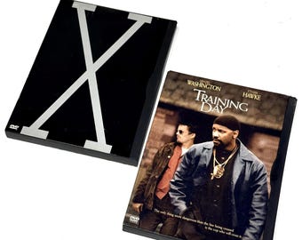 Training Day & Malcolm X - DVD Lot of 2 - Denzel Washington - Crime Drama + Biopic