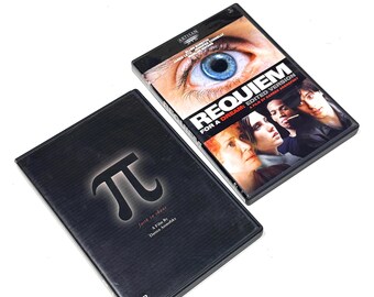 Requiem for a Dream & Pi - Darren Aronofsky - DVD Lot of 2 - Indie Thriller Drama - Cult Cinema