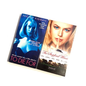 To Die For & The Stepford Wives VHS Movie - Film Video - Pre-owned Video Cassette - Very Good Condition