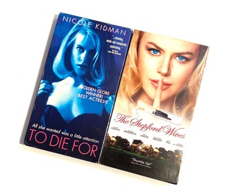 To Die For & The Stepford Wives VHS Movie - Film Video - Pre-owned Video Cassette - Very Good Condition