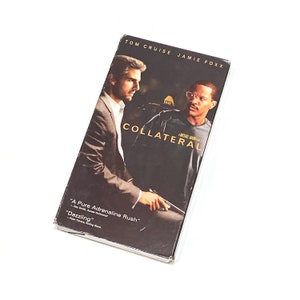 Collateral - Tom Cruise Jamie Foxx - VHS Classic Movie Video Tape - Pre-owned Video Cassette - Very Good Condition