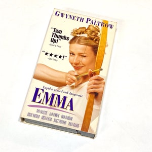 Emma - Gwyneth Paltrow - Vintage VHS Tape - Rare Collectible, Nostalgic Retro Film - Cult Classic Movie - Pre-owned - Good Condition