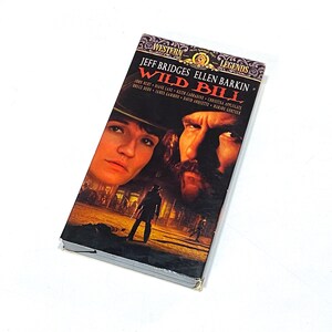 Wild Bill - Jeff Bridges - Vintage VHS Tape - Rare Collectible, Nostalgic Retro Film - Cult Classic Movie - Pre-owned - Good Condition