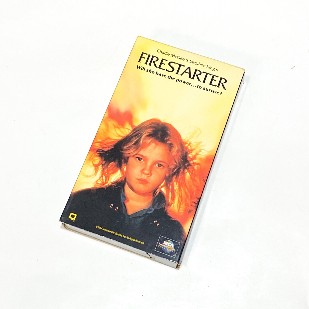 Firestarter VHS Stephen King Movie VCR Tape Cult Classic Etsy