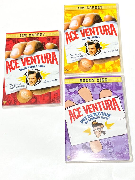 Ace Ventura DVD Box Set Pet Detective When Nature Calls - Etsy Ace Ventura DVD Box Set Pet Detective When Nature Calls - Etsy